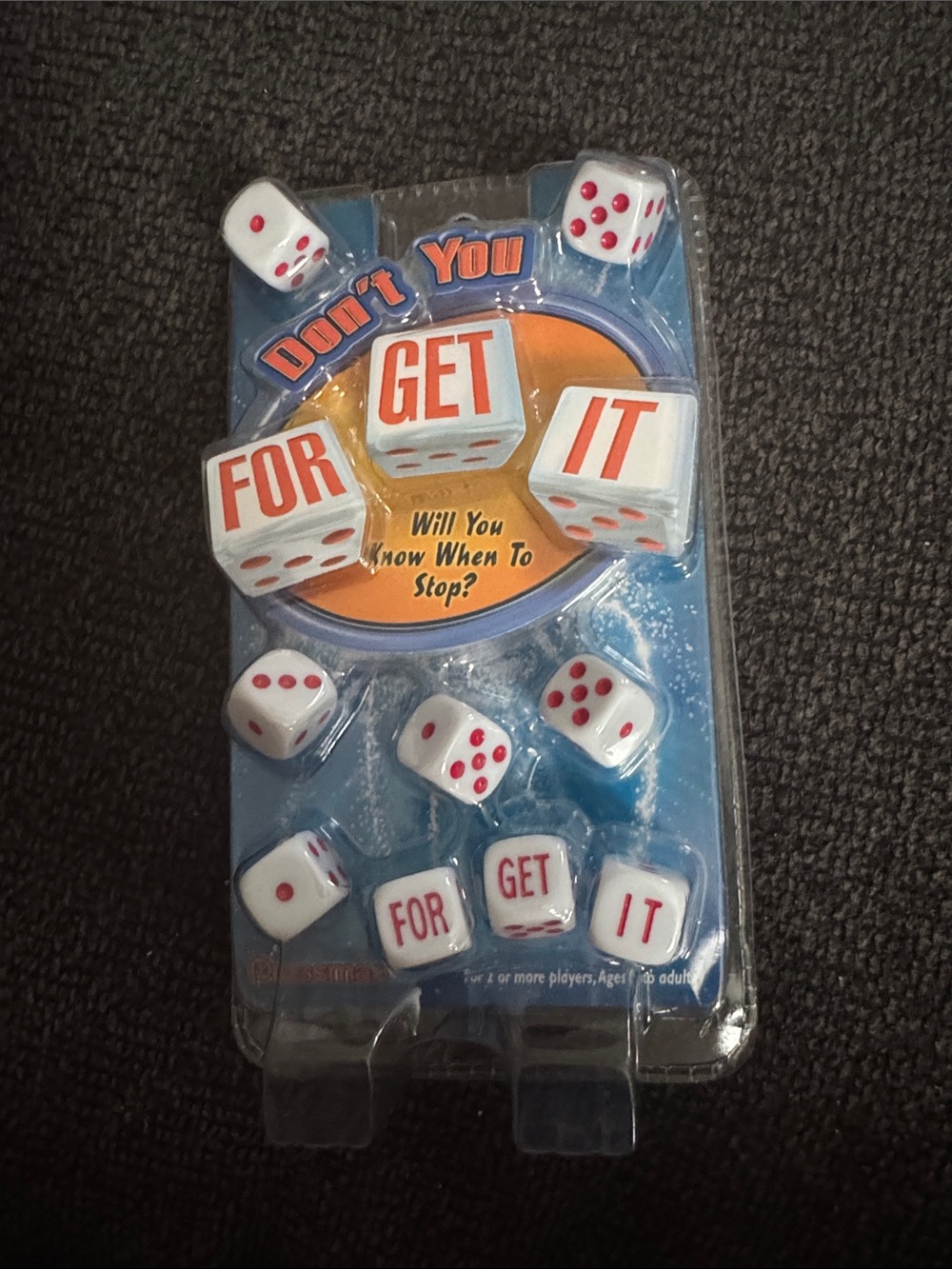 Don't You Get It Dice Game Sealed